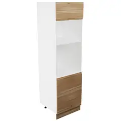 JUST HOME COLLECTION - Despensa horno micro 60 nogal 60 derecha