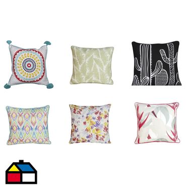 Cojn terraza 45x45 cm diseo colores surtidos