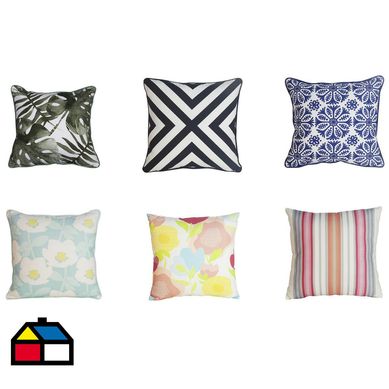 Cojn terraza 45x45 cm diseo colores surtidos