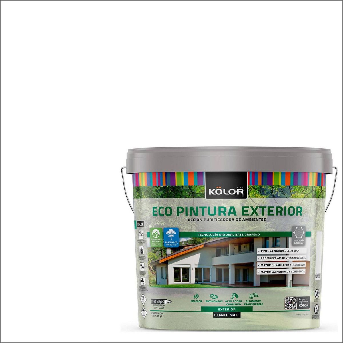 KOLOR - Ecopintura 1 galón(es) Mate Blanco