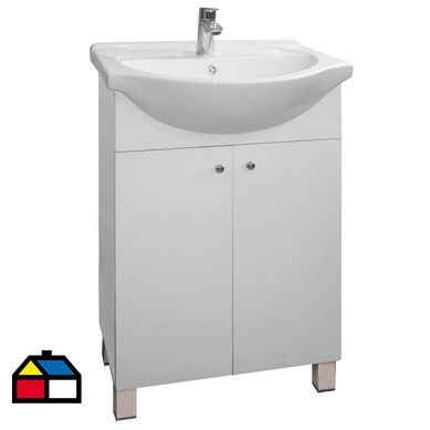 Mueble de bao Iris Blanco 55x83x18 cm