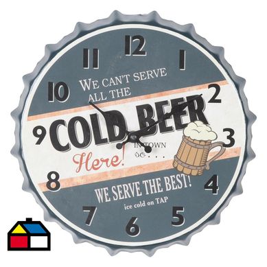 Reloj cold beer 30 cm
