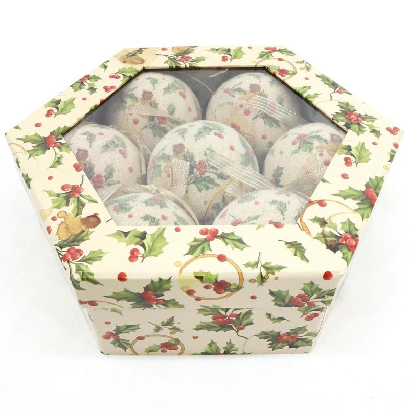 DEAR SANTA - Set 7 esfera 7.5 cm en caja
