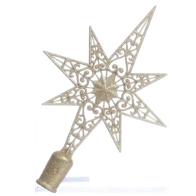 Tope arbol estrella gold 29cm