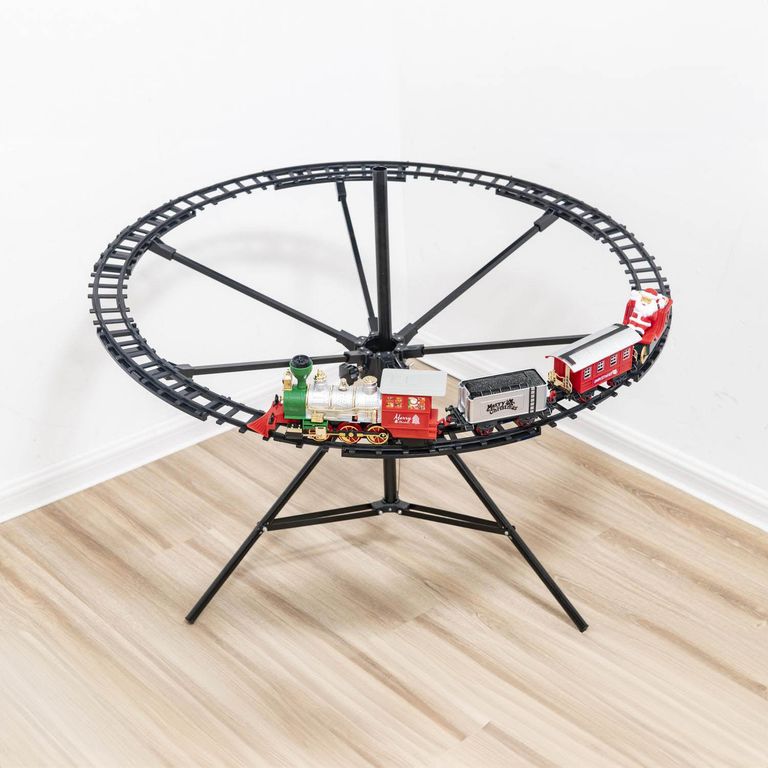 Tren Plástico para Árbol Con Música