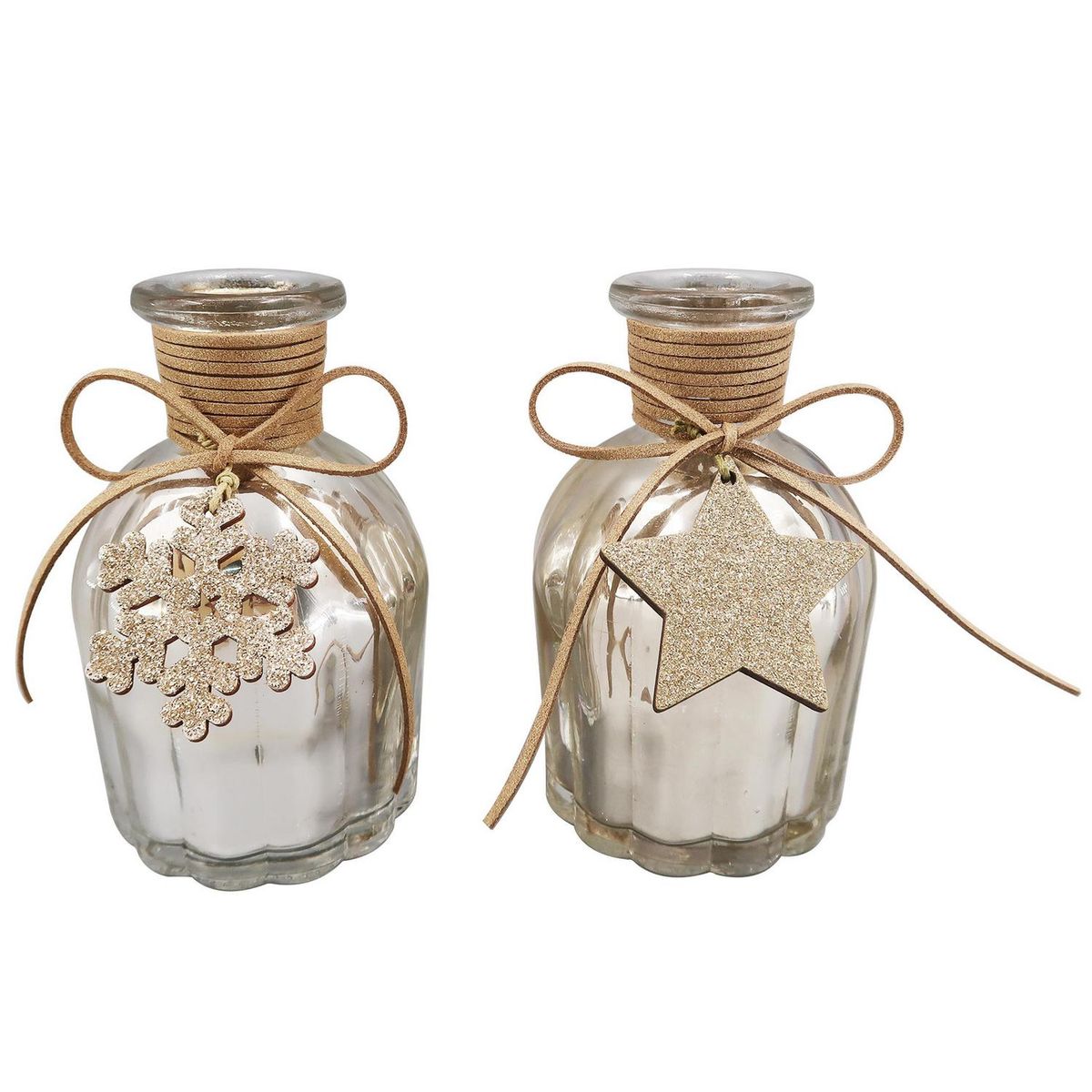 DEAR SANTA - Jarron deco gold 13 cm