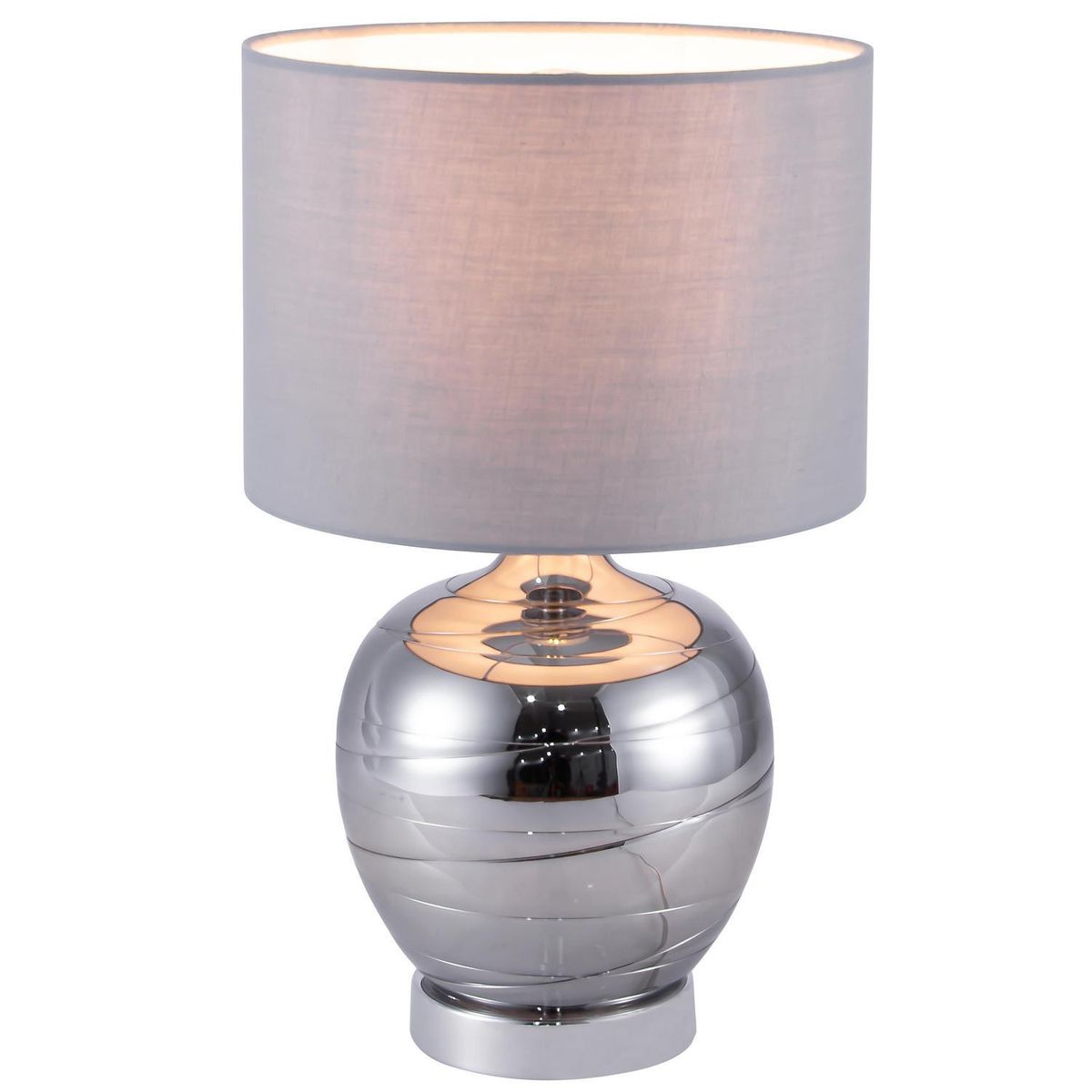 JUST HOME COLLECTION - Lámpara Mesa Said Gris 25x41 cm