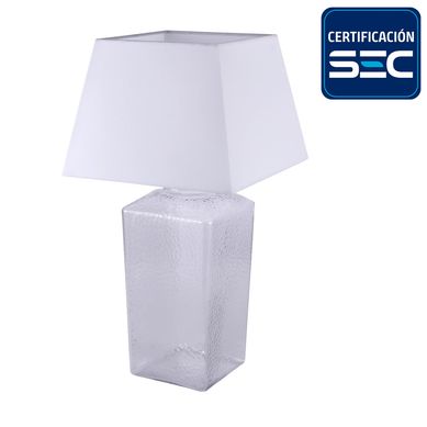 Lmpara de mesa 1 luz E27 blanca