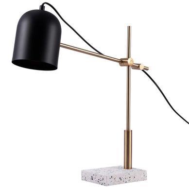 Lmpara de escritorio 1 luz E27 negra/blanca