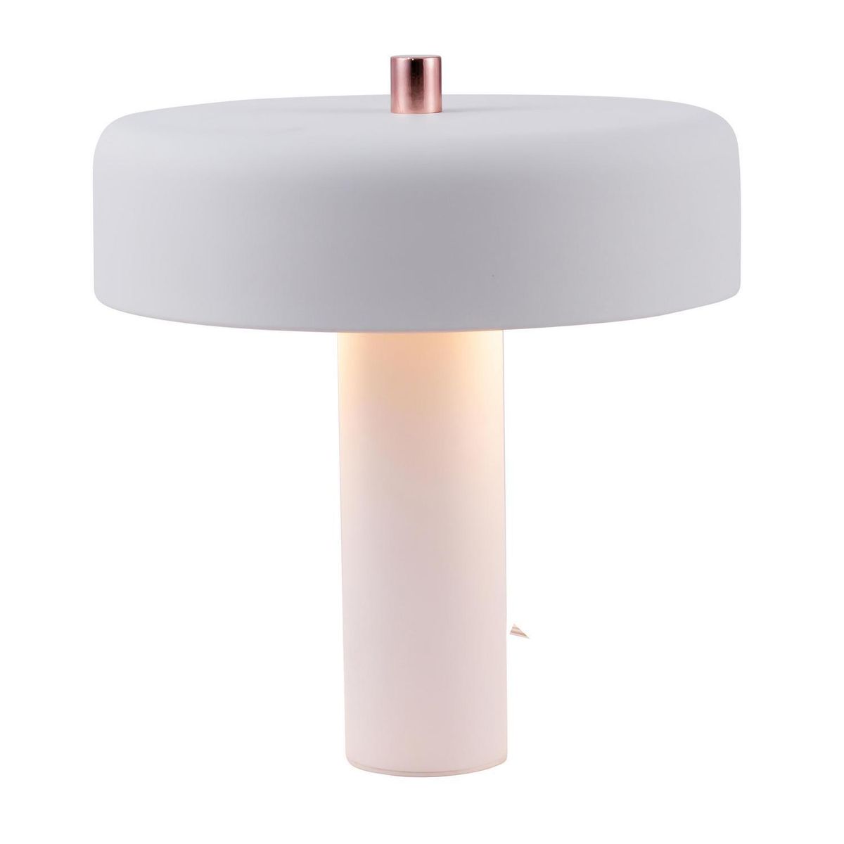 JUST HOME COLLECTION - Lámpara Mesa Capa Blanco 30x33 cm