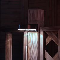 Apliqué Exterior Solar Led IP44 Luz Fría