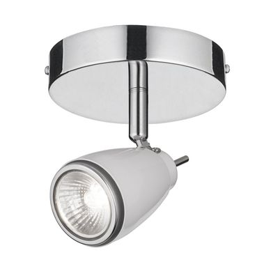 Aplique 1 luz GU10 blanca
