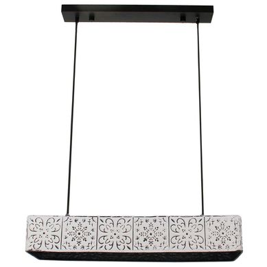Lmpara colgante 2 luces E27 blanca
