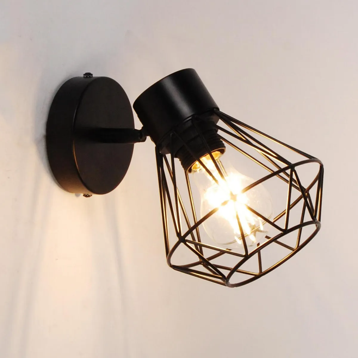 JUST HOME COLLECTION - Apliqué 1 Luz Metal Negro