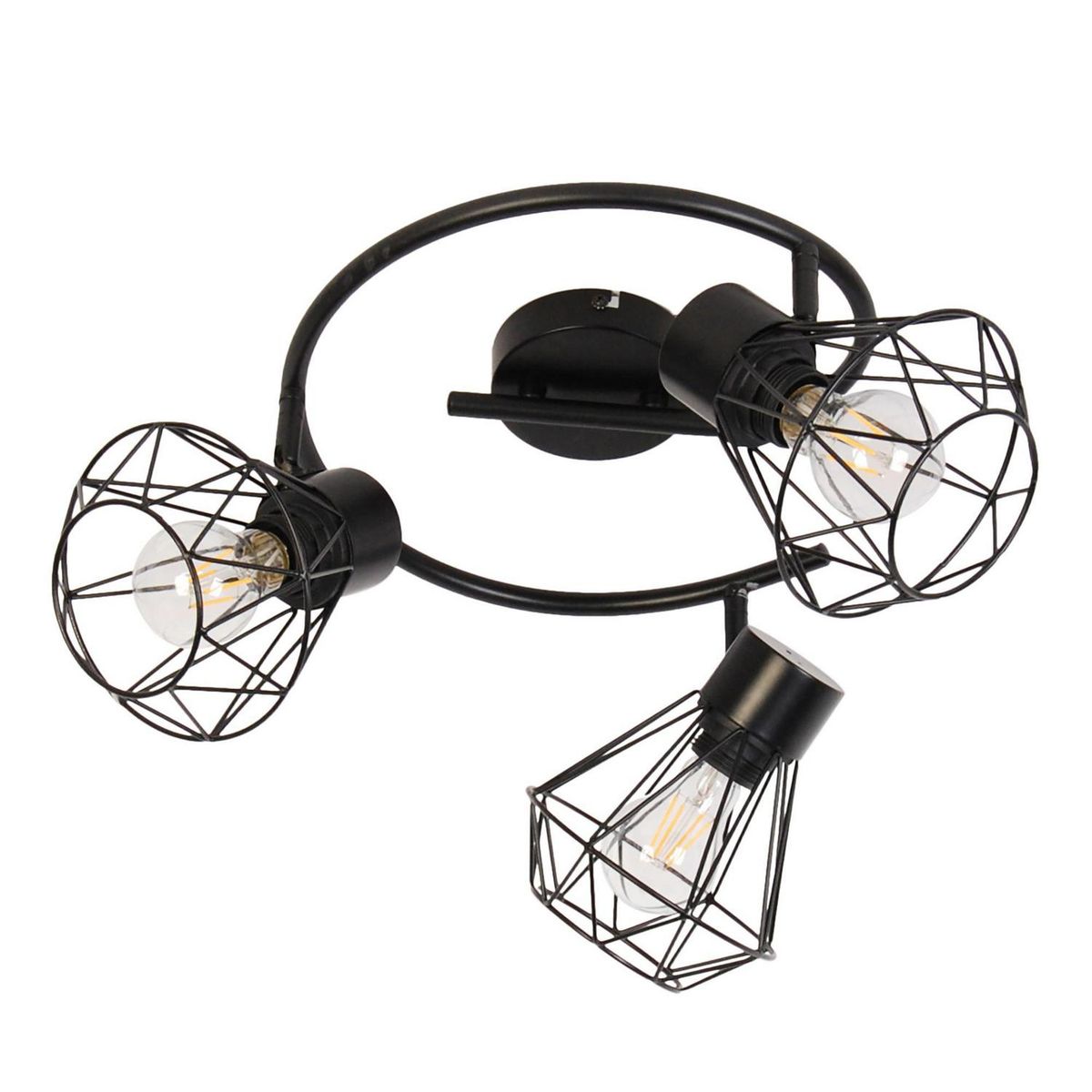 JUST HOME COLLECTION - Barra 3 Luces Metal Negro