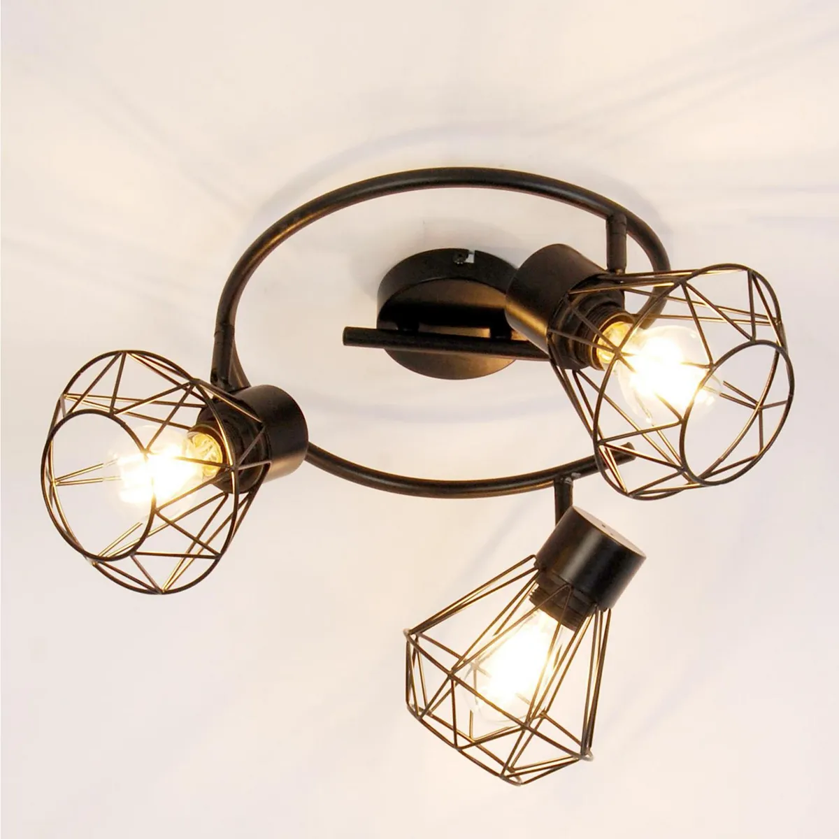 JUST HOME COLLECTION - Barra 3 Luces Metal Negro