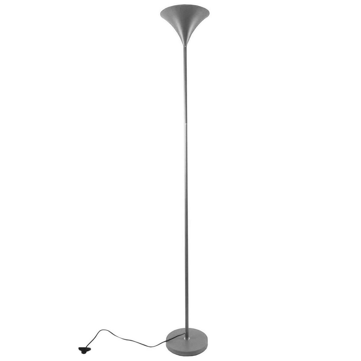 JUST HOME COLLECTION - Lámpara de Pie Metal Gris 25x170 cm