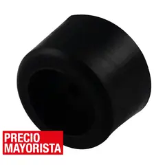 FIXSER - Tope de goma negro 3x2 cm