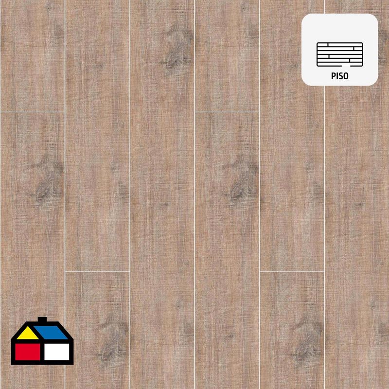 EGGER - Piso laminado 7 mm roble wd ac3 2,49m2