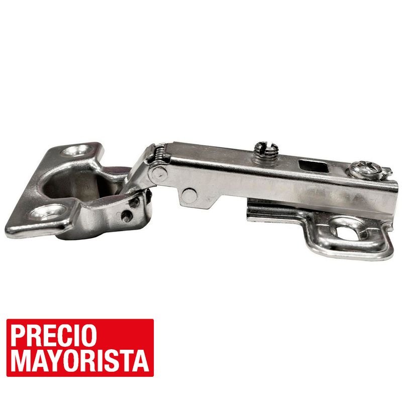 FIXSER - Bisagra reten recta 35mm 110° con tornillos