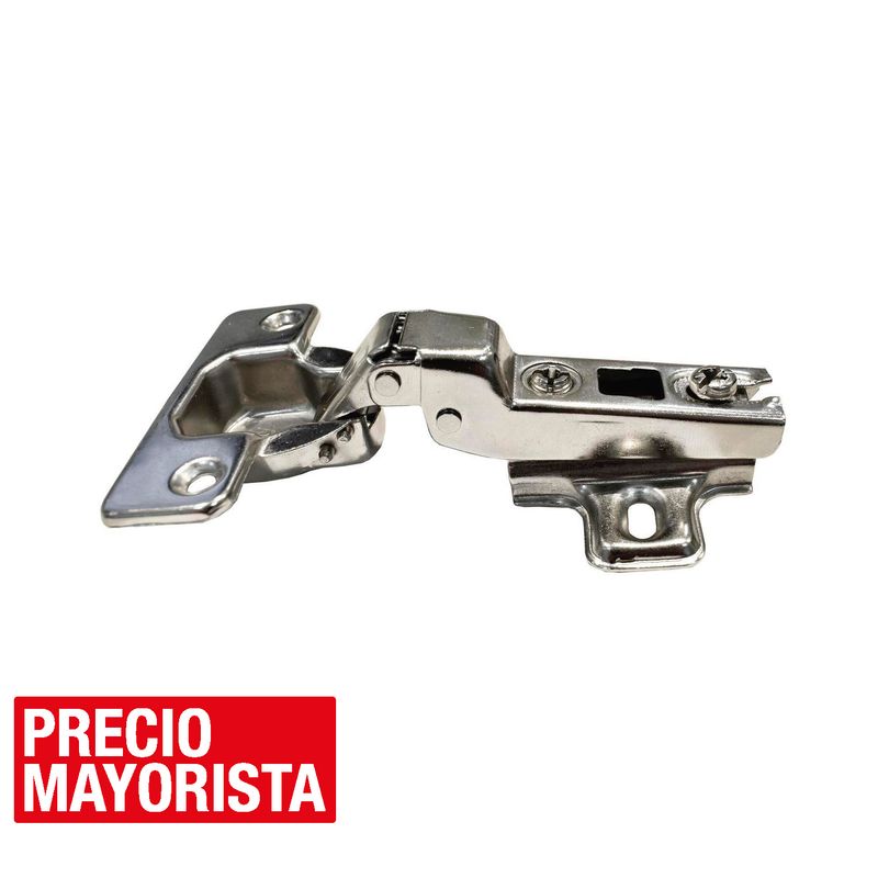 FIXSER - Bisagra reten semicurva 35mm 110° con tornillos
