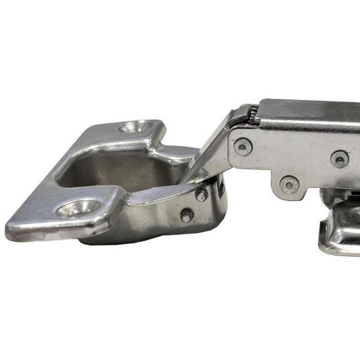 FIXSER - Bisagra reten cierre suave recta 35mm 110° 2 unidades con tornillos