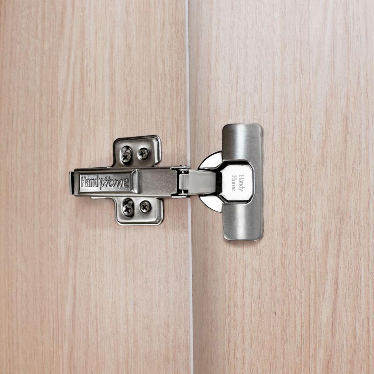 FIXSER - Bisagra reten cierre suave semicurva 35mm 110° 2 uds con tornillos