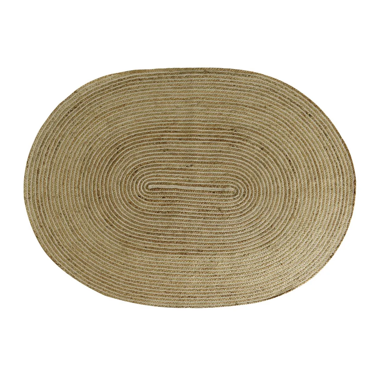 JUST HOME COLLECTION - Alfombra ovalada natura 120x160 cm