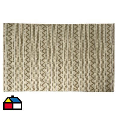 Alfombra fibra zigzag 160x230 cm