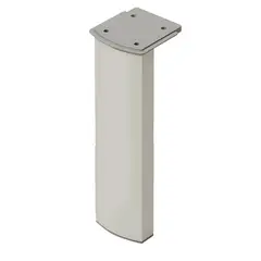 FIXSER - Pata curve aluminio 150 mm