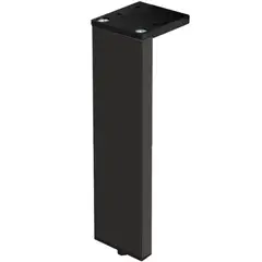 FIXSER - Pata aluminio laila 40x120mm negra