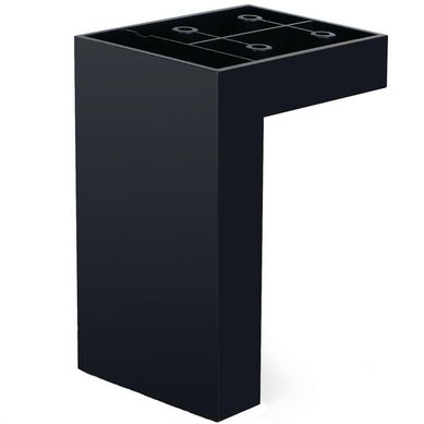 Pata lance abs 120 mm negra
