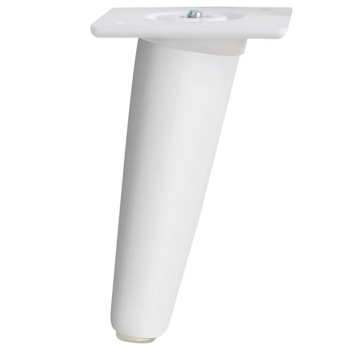 FIXSER - Pata madera conica 150 mm blanca