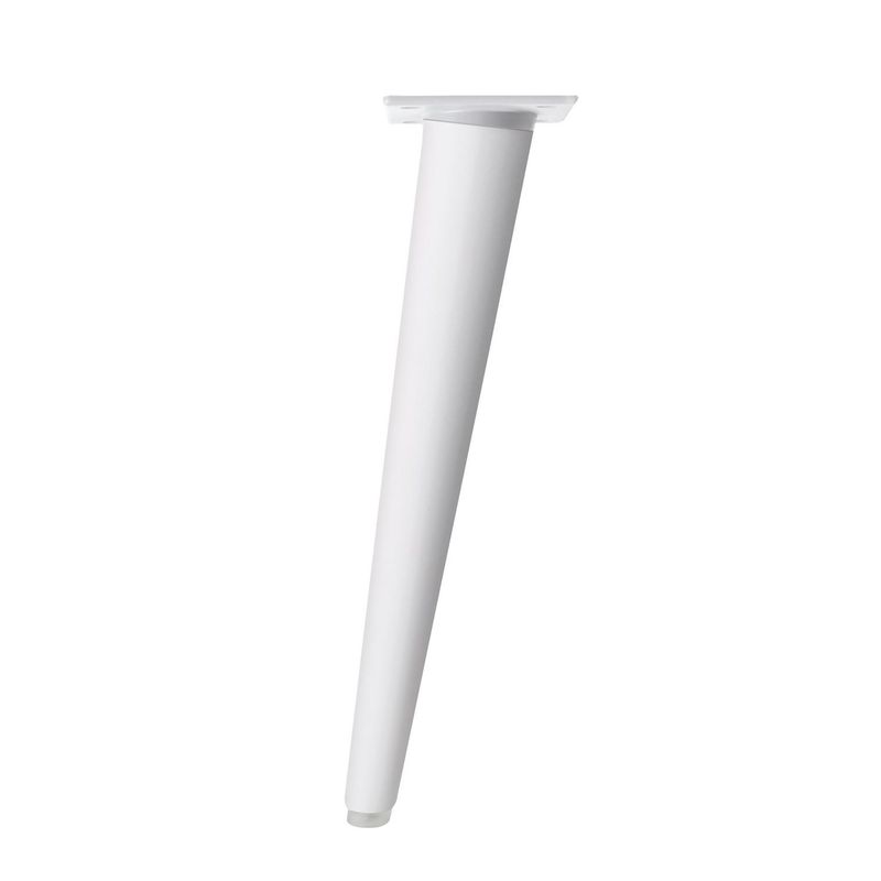 FIXSER - Pata madera conica 300mm blanca