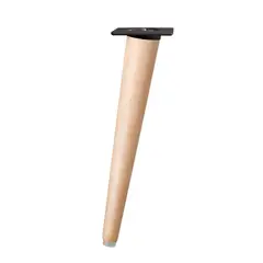FIXSER - Pata madera conica 300 mm natural