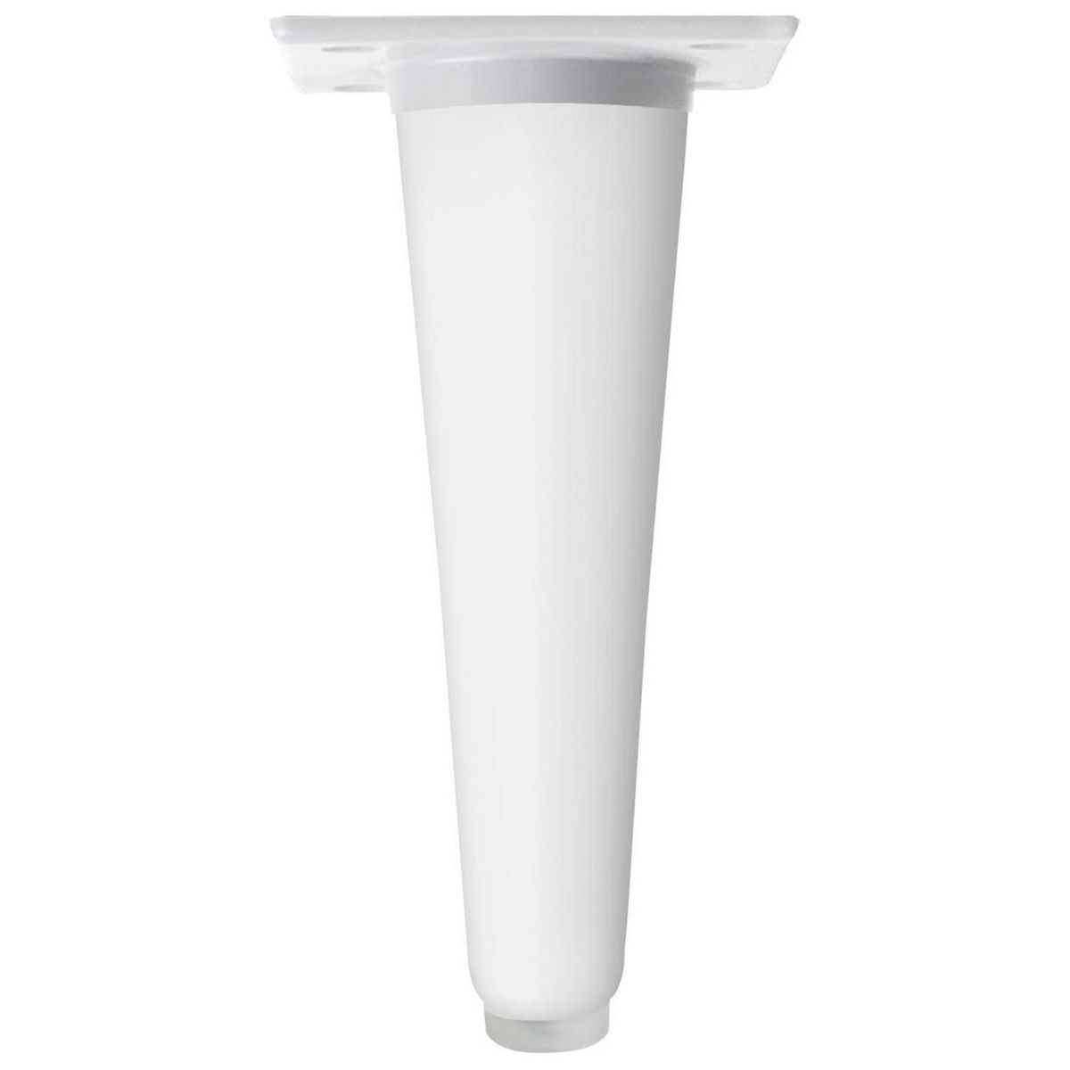 FIXSER - Pata madera conica 150 mm blanca