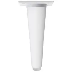 FIXSER - Pata madera conica 150 mm blanca