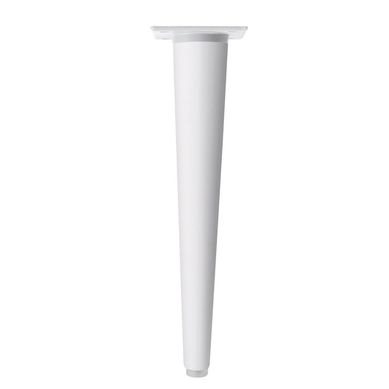 Pata madera conica 300 mm blanca