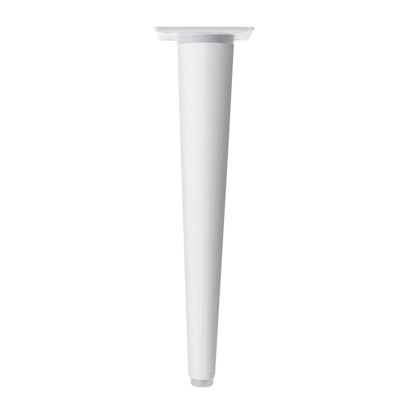 FIXSER - Pata madera conica 300 mm blanca