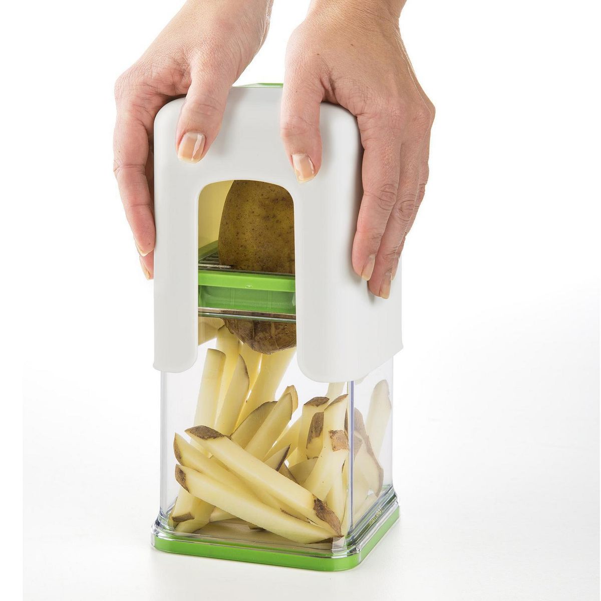 PREPSOLUTIONS - Cortador de Papas Fritas Prep Solutions Blanco/verde