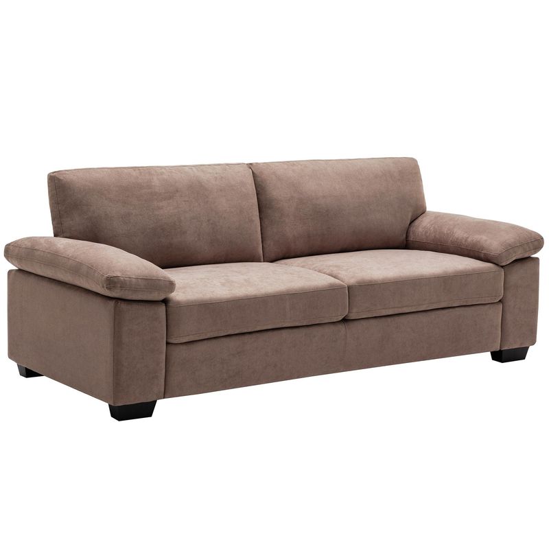 JUST HOME COLLECTION - Sofá 3 cuerpos U70793CA 215x92x84 cm Café