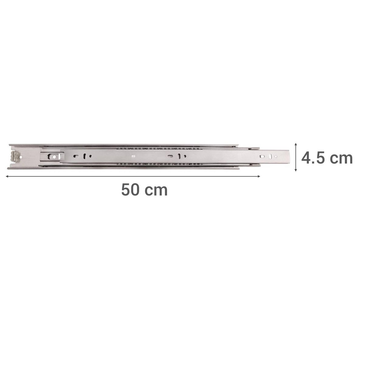 FIXSER - Corredera extensión total 45mmX500mm