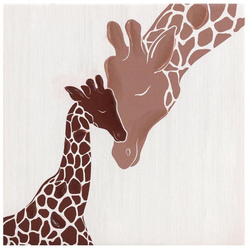 HOMY - Canvas jirafas 30x30 cm