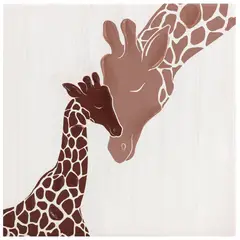 HOMY - Canvas jirafas 30x30 cm