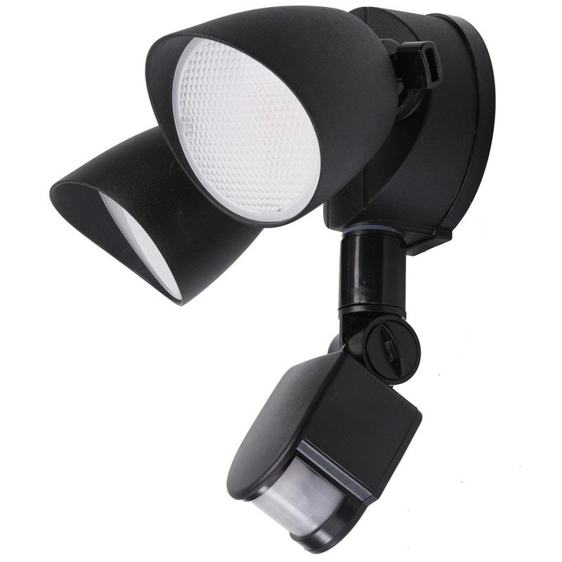 JUST HOME COLLECTION - Led Seguridad Ip54 17 W Luz Cálida Negro