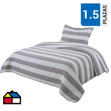 Colcha polycot jaq lneas 1.5 plazas