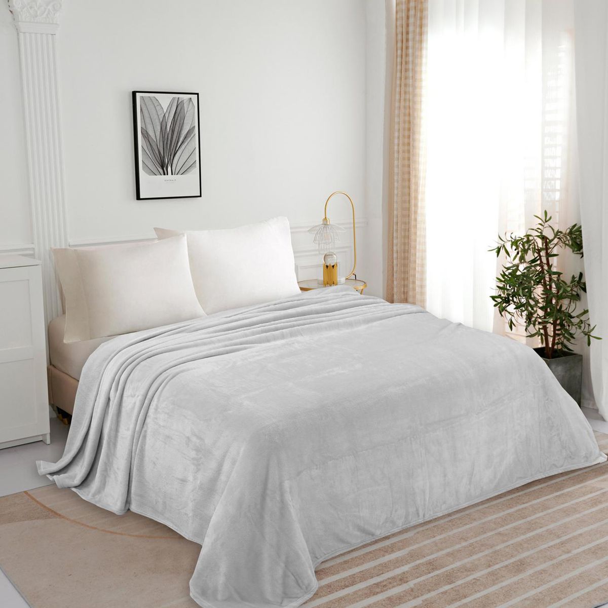 JUST HOME COLLECTION - Frazada Suave Flanel