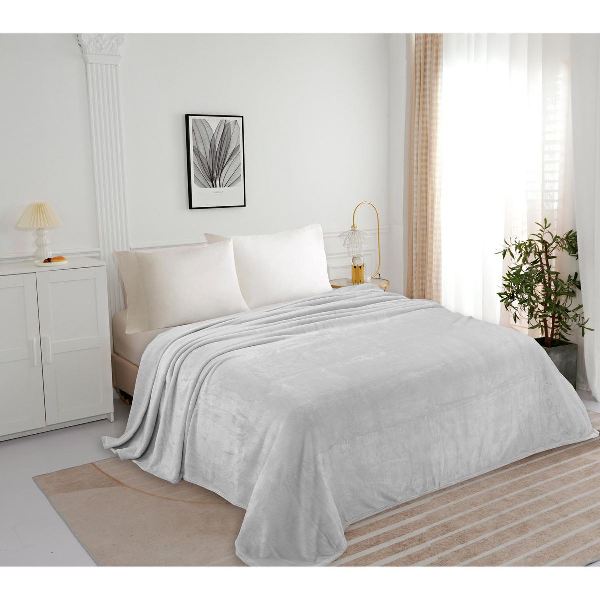JUST HOME COLLECTION - Frazada Suave Flanel