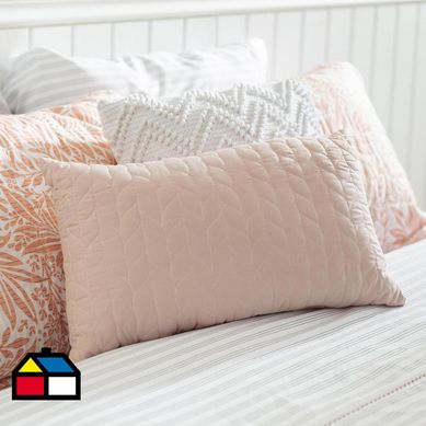 Cojn blanco zigzag 45x45 cm