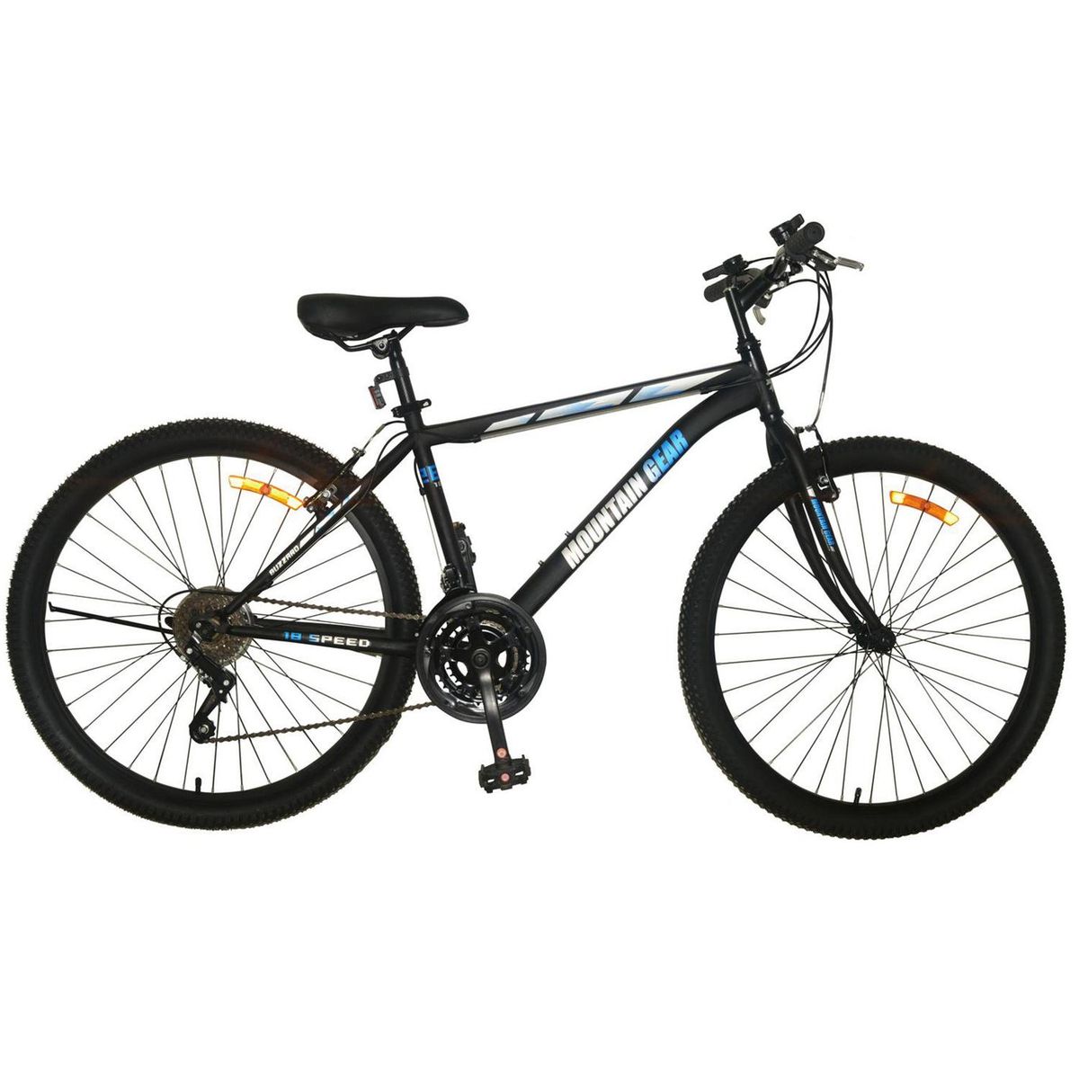 MOUNTAIN GEAR - Bicicleta mtb aro 26 buzzar negro.